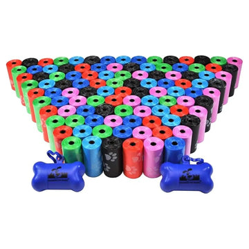 Downtown Pet Supply Rainbow Paw Print Poop Bags