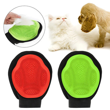 Pet Massage Gloves Cat Hair Deshedding Remover