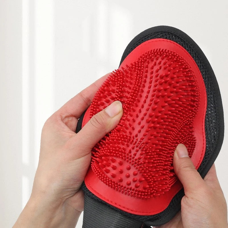 Pet Massage Gloves Cat Hair Deshedding Remover