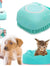 Silicone Dog Cat Shower Brush Pet Shampoo Dispenser Massager